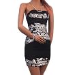Silver Print Pencil Dress