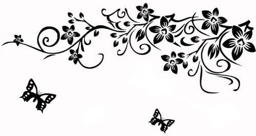 Black Temptation self-adhesive Reusable Decoration Wall Sticker Home Decor