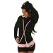 Traum Viscose Pullover Longpulli Schwarz (A1)