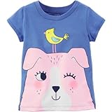 カーターズ Carter's/ ドッググラフィックティ ブルー トップス半袖Tシャツ 24ヶ月【並行輸入】