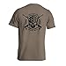 Dion Wear Men's Short Sleeve Graphic T-Shirt - One Nation Under God, Brown, XX-Large