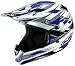 HJC AC-X2 ACX2 LAUNCH MC2 WH/BL/BK SIZE:XXS MOTORCYCLE Off-Road-Helmet