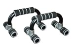 J Fit Padded Grip Push-up Bar, Black/...
