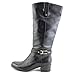 Bandolino Women's Coloradee Tall Shaft Ankle Hardware Riding Boot