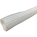 1" Hook Self Closing Braided Wrap Sleeving - 100 Feet - White