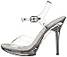 Ellie Shoes Women's 502 Brook Clear Dress Sandal