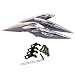 ALUMINUM Mazda RX-8 Fender Strakes - Chrome Plated