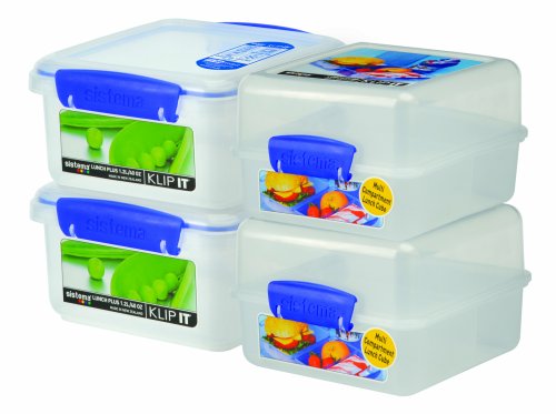 Klip It 1675 Lunch Storage Containers, Set of 4