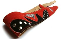Red 'Suede Series' Suede Guitar Strap for Electric/Acoustic/Bass Guitar