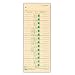TOPS Weekly Time Cards, Green Ink Front, 3.5 x 9 Inches, 500-Count, Manila (1259)