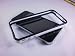 White and Black Premium Bumper Case for Apple iPhone 4 - AT&T
