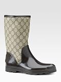 Womens Gucci Prato Flat Rainboots Beige Ebony Chocolate 41rcvAx3L L. SL160 Womens Gucci Prato Flat Rainboots Beige Ebony Chocolate