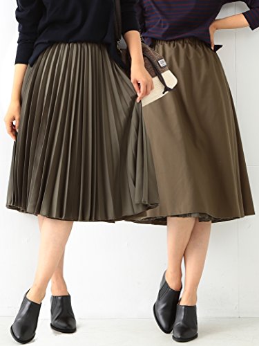 BEAMS LIGHTS WOMEN / プリーツ リバーシブル スカート