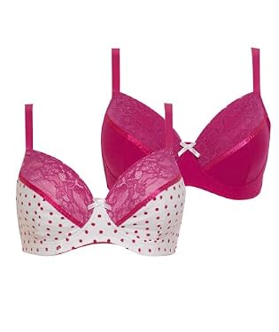 M2b Salon Spot Maternity Bra - 2pk
