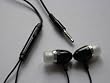SNY Noise-Canceling Earphones with Microphone and Play/Stop Controller for Apple iPhone and iPhone 3G, Black