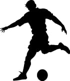 Soccer Player Vinyl Wall Art Decal