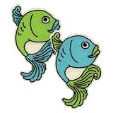 FuNkY FISH funny bathroom APPLIQUES d?r tub TREADS