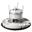 Luxury Fondue Set on Turntable