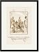 Black Framed/Matted Print 17x23, The Mahratta Peshwa and his Ministers at Poonah