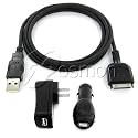 USB CAR WALL CHARGER FOR SANDISK SANSA e250 E200 E280