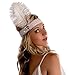 Zivyes 20s Gatsby Flapper Headband Feather Accessories Sequin Headband Art Deco Party Accessory (white)