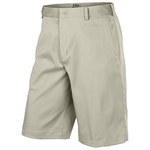 Nike Mens Flat Front Tech Golf Shorts (32, Light Bone)
