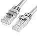 Cmple - CAT 6 500MHz UTP ETHERNET LAN NETWORK CABLE -75 FT Gray