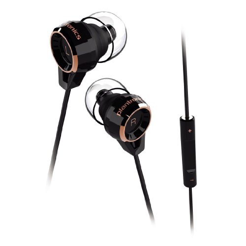 Plantronics Backbeat 216 Stereo Corded Headphones with Mic - Black