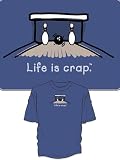 Pet Supplies : Life is Crap Humorous 7-10 Split Bowling T-Shirt ... Medium