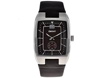 DKNY Men's Brown Leather Strap Watch
