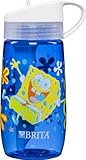 Brita Hard Sided Water Filter Bottle for Kids, SpongeBob SquarePants