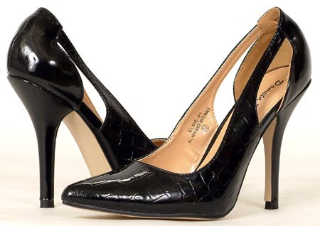 Fashion New BLACK Pointy Pumps Women's Shoes