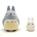 Studio Ghibli My Neighbor Totoro Blue and White Flocked Vinyl Figure_s-1