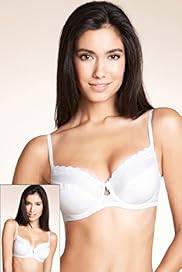 2 Pack Cotton Rich Lace Underwired Bras