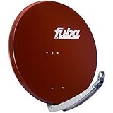 Fuba DAA 780 R Aluminium-Satelliten-Parabolantenne (38,50 dB, Gro&szlig;e 78 cm) rot