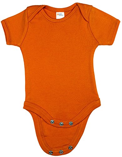 Earth Elements Baby Short Sleeve Bodysuit 0-3 Months Orange