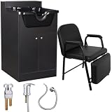 41rdDnD2asL. SL160  Salon Elite Shampoo Cabinet, Bowl, Chair Package SU P3BLK