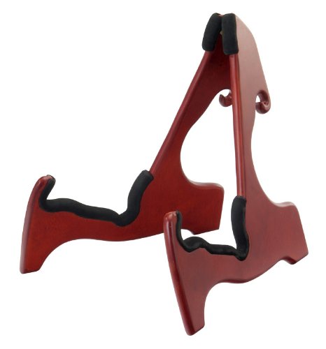 Classic Cantabile WOOD Universal Gitarrenst&auml;nder Holz rotbraun