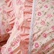 Shabby Chic pretty Roses 5pc Duvet Cover/Bedskirt set