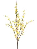 24 Pieces 38" Forsythia Artificial Silk Flower Bendable Sprays