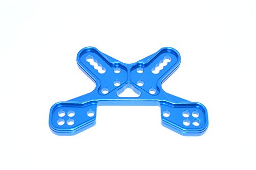 Team Losi Mini 8ight-T Truggy Upgrade Parts Aluminum Front Shock Tower - 1 Pc Blue