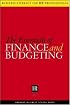 The Essentials Of Finance And Budgeting (Business Literacy for HR Professionals)