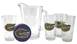 Florida Gators Satin Etch Pitcher and 4 Glass Gift Set