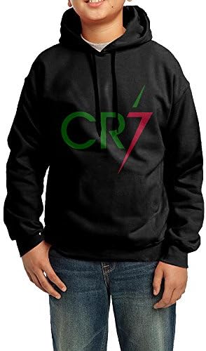 Xree Hood Hoodie For Boys And Girls Youth Sweatshirt CR7 Black