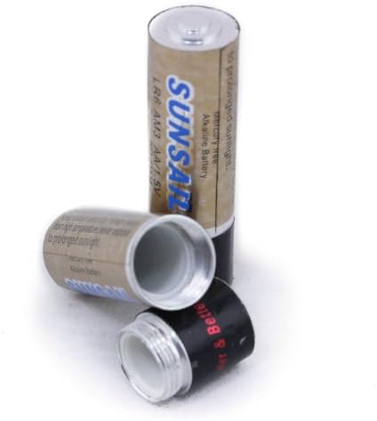 Amazing AA Battery Money and Rx Stash 3 Pack