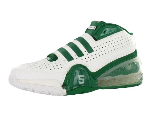 adidas Men's TS Bounce Commander Basketball Shoe,White/Kelly(KG Home),11 M