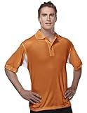 Poly UltraCool waffle knit golf shirt.