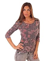 Lois Camiseta Manga Larga Kiss Dragon (Gris / Rojo)