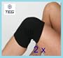 *NEU* 2 St�ck Kniegelenkbandage KNIEBANDAGE "schwarz" in "M" (13-15 cm Kniedurchmesser)