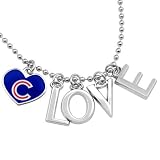 MLB Touch by Alyssa Milano Chicago Cubs Love Necklace with Heart Team Logo